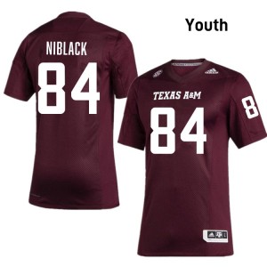 Youth Amari Niblack Maroon Texas A&M Aggies #84 College Football Player Jersey 200514-393