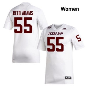 Women Ar'maj Reed-Adams White Texas A&M Aggies #55 College Football Alumni Jerseys 376887-827