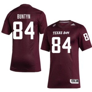 Mens Blake Buntyn Maroon Texas A&M Aggies #84 College Football High School Jerseys 231307-602