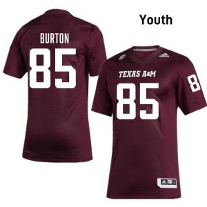 Youth Chase Burton Maroon Texas A&M Aggies #85 College Football 2025 Jerseys 927502-689