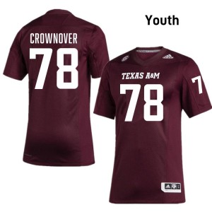 Youth Dametrious Crownover Maroon Texas A&M Aggies #78 College Football Game Jersey 311903-132