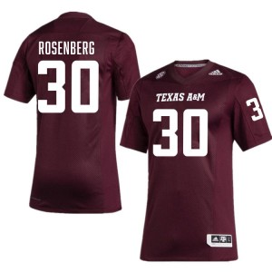 Men JR Rosenberg Maroon Texas A&M Aggies #30 College Football Player Jersey 468269-281