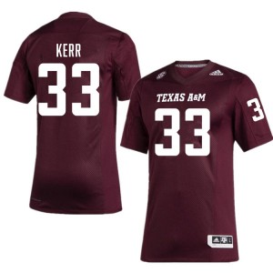Men Jarred Kerr Maroon Texas A&M Aggies #33 College Football High School Jersey 779798-758