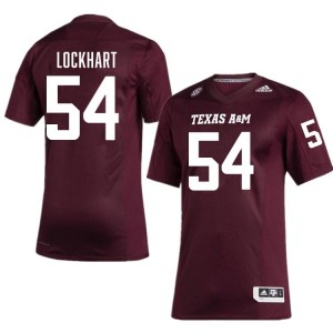 Men's Jordan Lockhart Maroon Texas A&M Aggies #54 College Football NCAA Jersey 786726-383