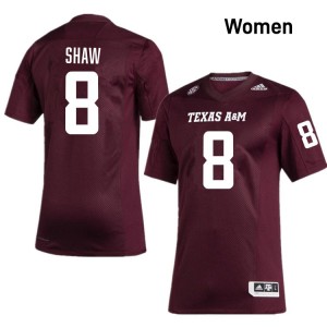 Women's Jordan Shaw Maroon Texas A&M Aggies #8 College Football Limited Jerseys 477419-568