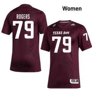 Women Lamont Rogers Maroon Texas A&M Aggies #79 College Football Official Jersey 560238-458