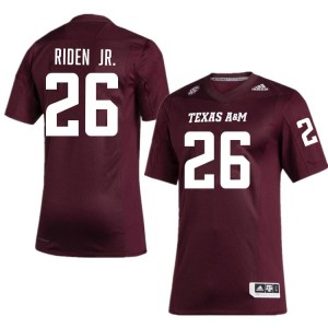 Men Tiger Riden Jr. Maroon Texas A&M Aggies #26 College Football Limited Jerseys 888386-936